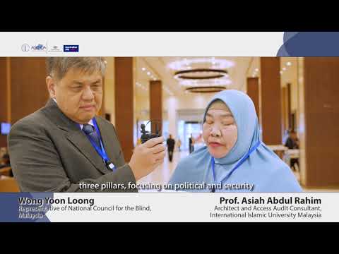 Image of the video: AGENDA Interview with Malaysian Disability Rights Advocate