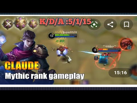 How i used CLAUDE  ez' WiN (PiNAKAMALAKAS NA MM PARIN CLAUDE )MLBB