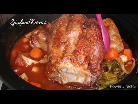 HOW TO MAKE PERFECT BRAISED VEAL SHANK RECIPE/KALBSHAXE #vealshank#vealknuckle#sweetpotato