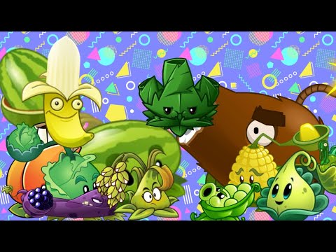 Plants vs Zombies 2 - Only Arma-Mint Plants Challenge (With Gold Bloom)