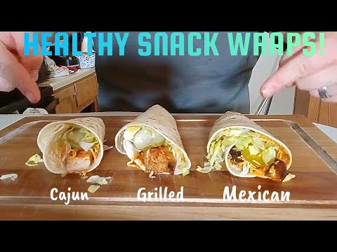 HEALTHY SNACK WRAPS! (3 WAYS) | Healthy Recipes