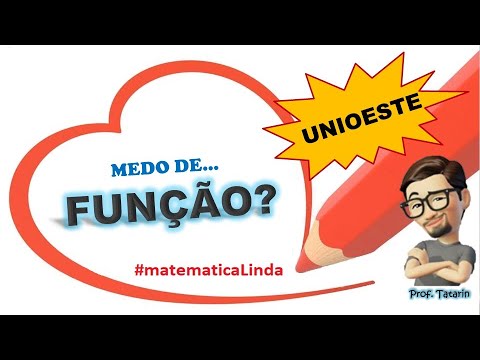 [UNIOESTE] Considere uma função bijetora f:(a, b)-R e sua inversa - Matemática Linda - Prof. Tatarin
