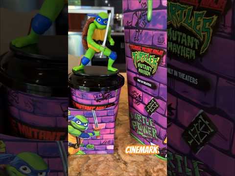 Teenage Mutant Ninja Turtles mutant mayhem Cinemark movie merchandise haul