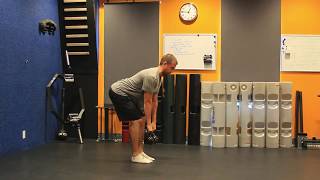 Kettlebell - Double Kettlebell Stiff Leg Deadlift