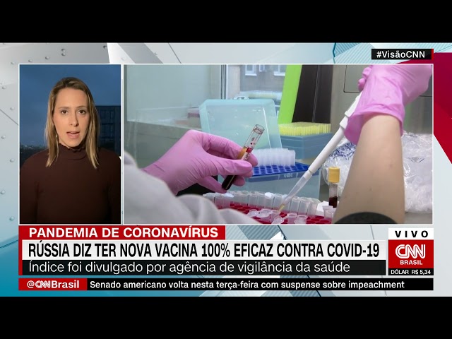 EpiVacCorona: Rússia diz que sua segunda vacina contra a Covid-19 é 100% eficaz