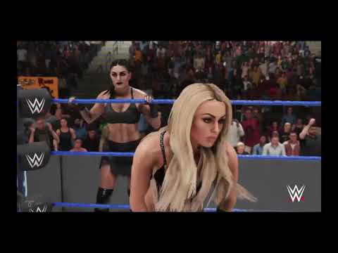 Wwe 2K19 Universe- SmackDown Team Power n Glory vs Mandy Rose and Sonya deville