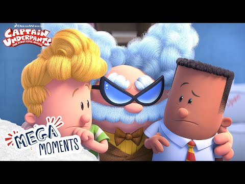 Captain Underpants Most Iconic Moments!! 😲🌟 | Captain Underpants The First Epic Movie | Mega Moments