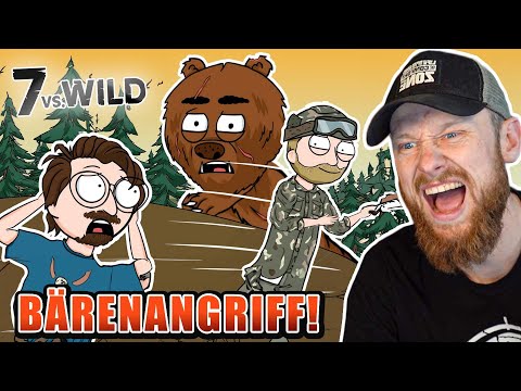 BÄRENANGRIFF im 7 vs. Wild Bootcamp! - Fritz Meinecke reagiert auf Freshdachs Duo