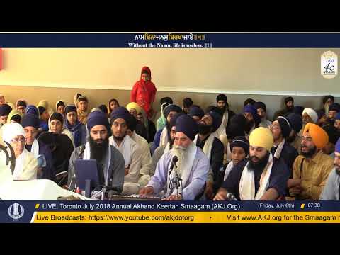 072 Toronto July 2018 - Friday Morning - Bhai Dalvinder Singh Jee CA
