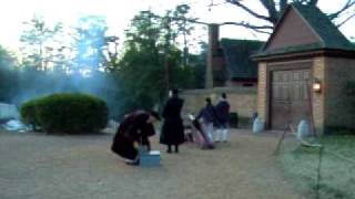 preview picture of video 'Colonial Williamsburg Firing of the Guns'