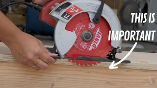 How to use a Circular saw - A Beginner