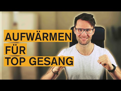 Deine Stimme aufwärmen – 2 Profi-Übungen (sensationell einfach)