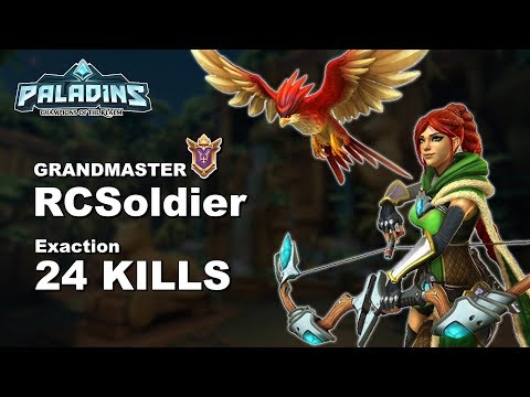 RCSoldier Cassie 24 KILLS!! Paladins GM Ranked Gameplay 1440p High Quality Video
