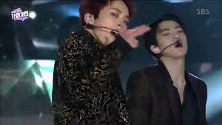 Download lagu SBS Gayo Daejun 2018 - EXO(엑소) Love Shot (러브샷)   Tempo(Remix) mp3