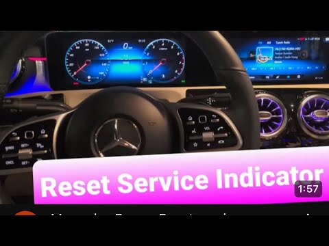 HOW TO  RESET SERVICE INDICATOR OIL MERCEDES CLASS A 177/2020
