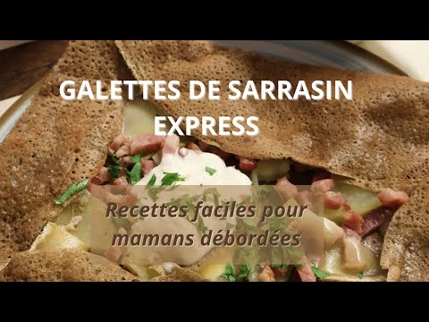 Recette galettes de sarrasin maison version simplifiée