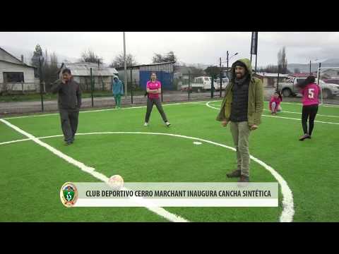 Club Deportivo Cerro Marchant inaugura cancha sintética