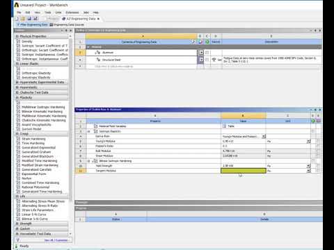 Elastic plastic Material Creation