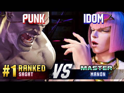SF6 ▰ PUNK (#1 Ranked Sagat) vs IDOM (Manon) ▰ High Level Gameplay