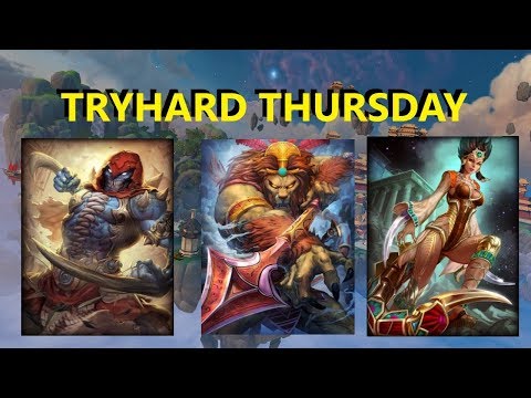 TRYHARD THURSDAY - I actually played Serqet today LOL - Grandmasters Ranked 1v1 Duel - SMITE