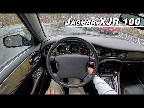 Driving The 2002 Jaguar XJR 100 - Supercharged British V8 (POV Binaural Audio)