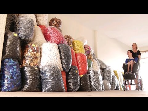 Missão cumprida: projeto atinge uma tonelada de tampinhas arrecadadas
