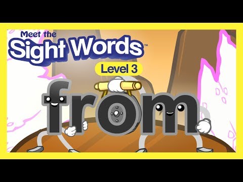 Meet the Sight Words Level 3 - "from"