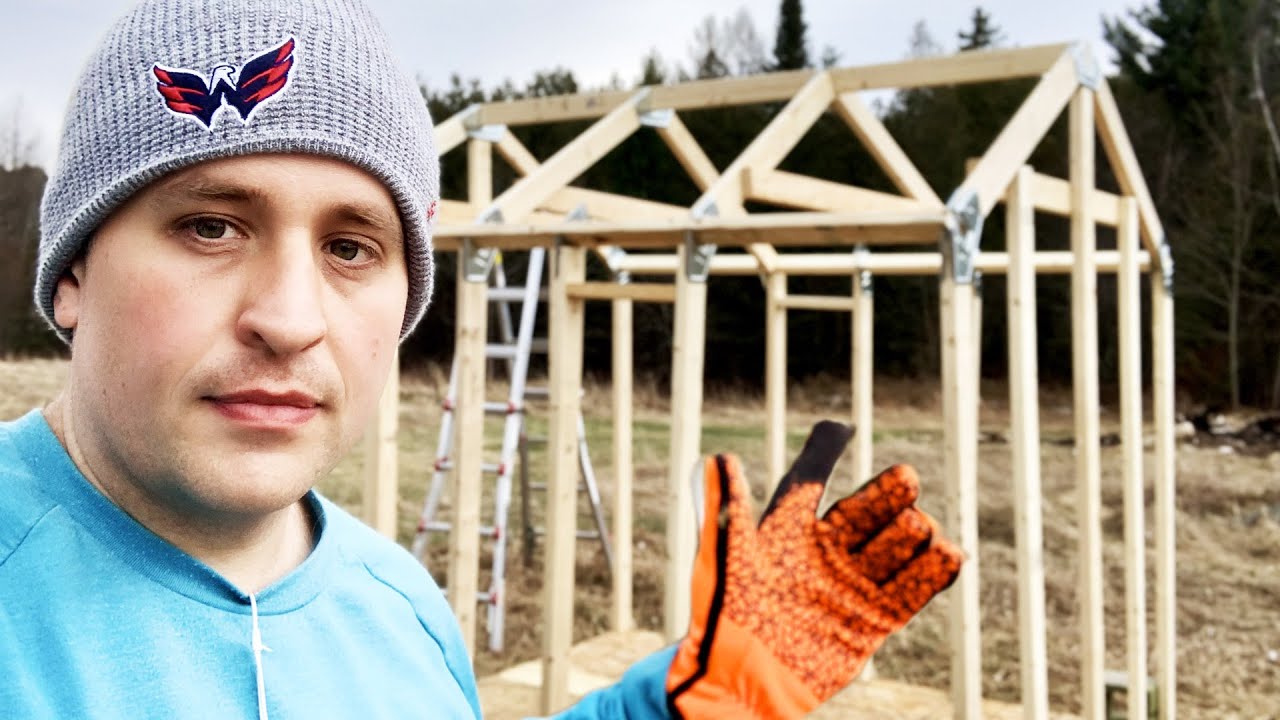A Shed You Can Build in a Few Hours (Timelapse) 2x4 Basics EZ Shed Build
