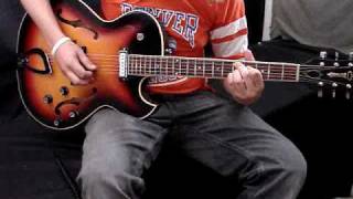 Video thumbnail for Vintage Guild T-100-D Hollowbody Electric Guitar DEMO by Brad