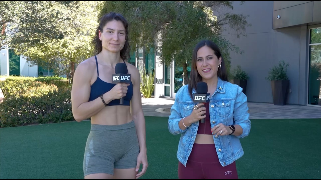 Sara Cabeza De Vaca Aprovecha del UFC PI en Las Vegas