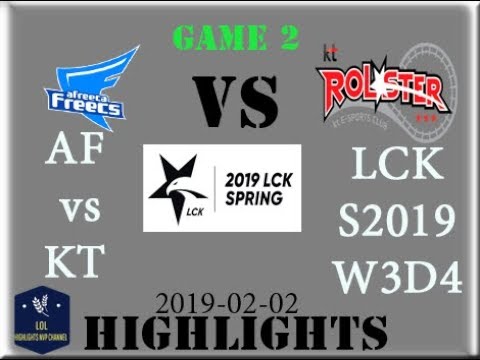 (LCK 2019)AF vs KT Highlights Game 2 LCK Spring 2019 W3D4-Zenit Cassiopeia