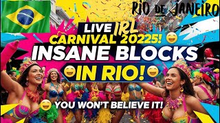 🟢 AO VIVO: Blocos de Carnaval no Rio de Janeiro! Acompanhe a Folia! 🎉🎶🎭 🎉 #carnival #carnaval