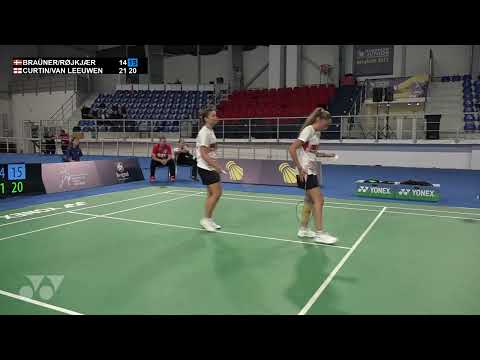Match point - Braüner / Røjkjær vs Curtin / Van Leeuwen - WD, SF - EJC 2022