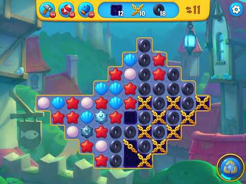 Fishdom level 7620 no boosters フィッシュダム ノーマル [Friend's]