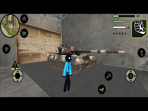 Amazing Police Stickman Rope Hero Gangstar Crime Simulator