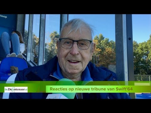 VIDEO | Senioren voelen zich nu al thuis op nieuwe tribune Swift’64: „Een applausje waard” VIDEO | Senioren voelen zich nu al thuis op nieuwe tribune Swift’64: „Een applausje waard”