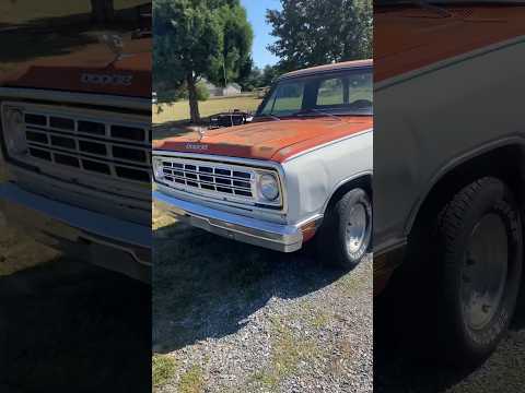 Sunday cruise in the grille swap 85 dodge d150 #mopar