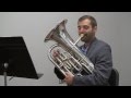 Illinois All State Euphonium Etude, #1