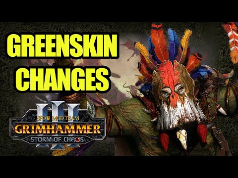 SFO Greenskin Changes - Storm of Chaos - Total War Warhammer 3 - SFO Grimhammer 3 - Mod Review