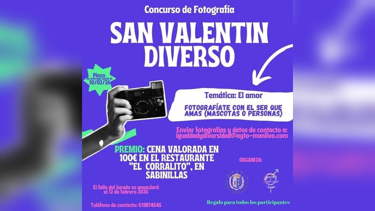Concurso fotográfico “San Valentín Diverso” de Igualdad y Diversidad