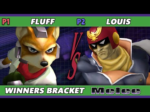 S@X 473 - fluff (Fox) Vs. Louis (Captain Falcon) Smash Melee - SSBM