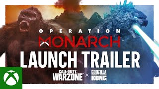 Xbox Operation Monarch Launch Trailer feat. Godzilla vs. Kong | Call of Duty: Warzone anuncio