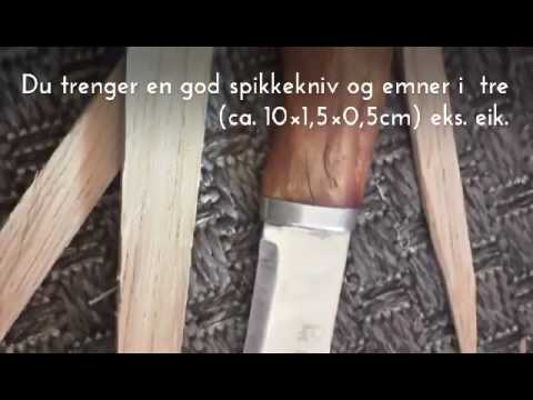 Hvordan spikke en nål til nålebinding.