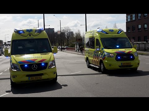 [24.04.2021][Kapotte luchthoorn] Ambulance & Sanquin Bloedvoorziening met spoed in Groningen
