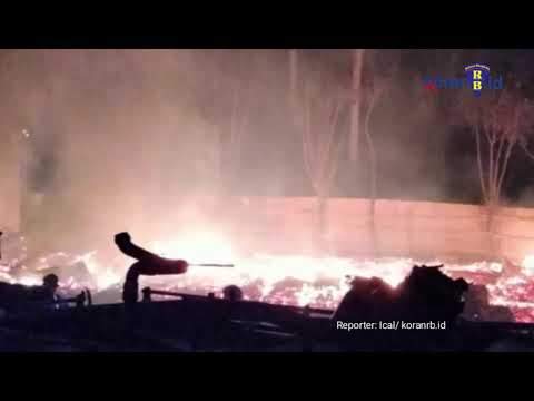 6 Unit Perumahan Karyawan Tambak Udang Ludes Terbakar