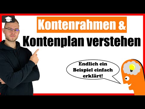 Kontenrahmen und Kontenplan einfach erklärt an Beispielen