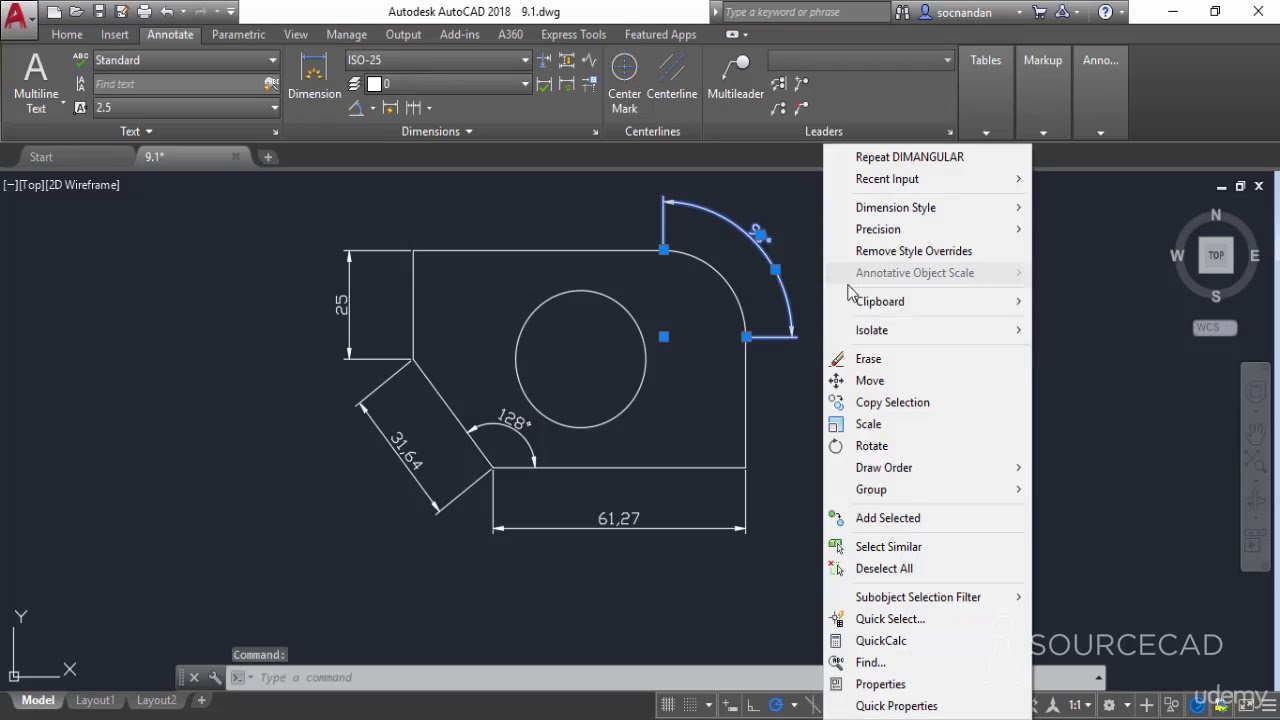 072 Creating basic dimensions