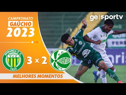 Gols e lances de Ypiranga-RS x Juventude-RS