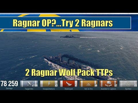 Ragnar OP?   try 2 Ragnars | World of Warships
