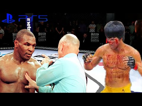 UFC4  Bruce Lee vs Mike Tyson EA Sports UFC 4